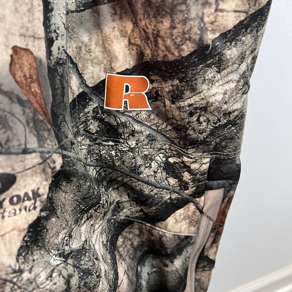 Russell Outdoors L4 Gale Soft Shell Pants Suspenders Mossy Oak XL CAMO R4477 - Picture 4 of 8